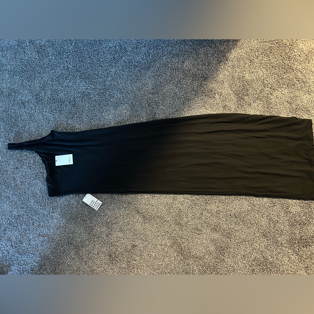 New with tag. Bumpsuit Black one strap Maxi Dress size s